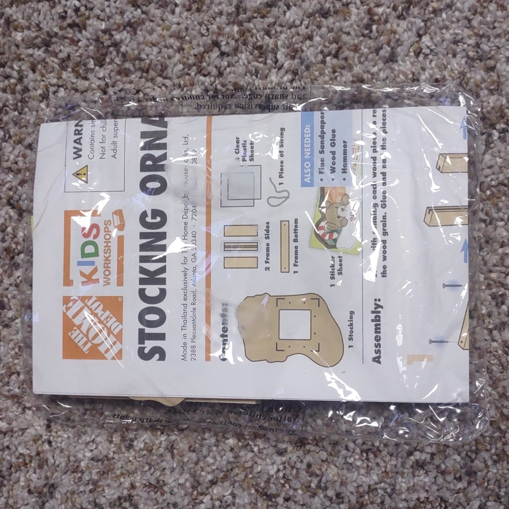 The Home Depot Kids Workshops Stocking Ornament